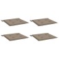 vidaXL Gartenstuhl-Kissen 4 Stk. Taupe 50x50x3 cm Oxford-Gewebe vidaXL Gartenstuhl-Kissen 4 Stk. Taupe 50x50x3 cm Oxford-Gewebe