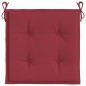 vidaXL Gartenstuhl-Kissen 2 Stk. Weinrot 50x50x3 cm Oxford-Gewebe vidaXL Gartenstuhl-Kissen 2 Stk. Weinrot 50x50x3 cm Oxford-Gewebe