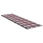 vidaXL Sonnenliegen-Auflage Rot Karomuster 200x50x3 cm Oxford-Gewebe vidaXL Sonnenliegen-Auflage Rot Karomuster 200x50x3 cm Oxford-Gewebe