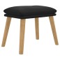 vidaXL Fußhocker Schwarz 45x29,5x35 cm Samt vidaXL Fußhocker Schwarz 45x29,5x35 cm Samt