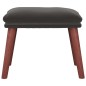 vidaXL Fußhocker Dunkelgrau 45x29,5x35 cm Samt vidaXL Fußhocker Dunkelgrau 45x29,5x35 cm Samt
