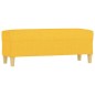 vidaXL Sitzbank Hellgelb 100x35x41 cm Stoff vidaXL Sitzbank Hellgelb 100x35x41 cm Stoff
