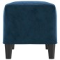 vidaXL Sitzbank Blau 70x35x41 cm Samt vidaXL Sitzbank Blau 70x35x41 cm Samt