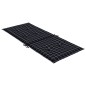 vidaXL Hochlehner-Auflagen 2 Stk. Schwarz Karomuster Stoff vidaXL Hochlehner-Auflagen 2 Stk. Schwarz Karomuster Stoff