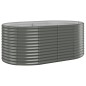 vidaXL Hochbeet Pulverbeschichteter Stahl 175x100x68 cm Grau vidaXL Hochbeet Pulverbeschichteter Stahl 175x100x68 cm Grau