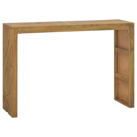 vidaXL Konsolentisch 110x35x75 cm Massivholz Teak