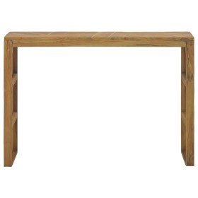 vidaXL Konsolentisch 110x35x75 cm Massivholz Teak