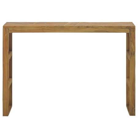 vidaXL Konsolentisch 110x35x75 cm Massivholz Teak