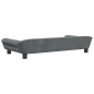 vidaXL Hundebett Dunkelgrau 100x50x21 cm Samt vidaXL Hundebett Dunkelgrau 100x50x21 cm Samt