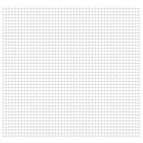vidaXL Wellengitter Edelstahl 50×50 cm 31×31×3 mm