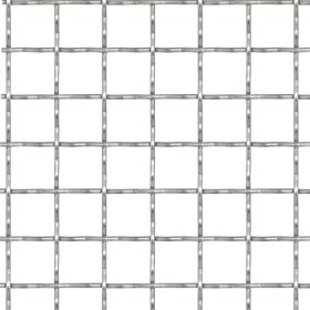 vidaXL Wellengitter Edelstahl 50×50 cm 31×31×3 mm