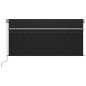 vidaXL Markise Manuell Einziehbar mit Rollo & LED 3,5x2,5 m Anthrazit vidaXL Markise Manuell Einziehbar mit Rollo & LED 3,5x2,5 m Anthrazit