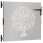 vidaXL Gartentor 85x100 cm Cortenstahl Baum-Design vidaXL Gartentor 85x100 cm Cortenstahl Baum-Design