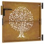 vidaXL Gartentor 85x100 cm Cortenstahl Baum-Design vidaXL Gartentor 85x100 cm Cortenstahl Baum-Design