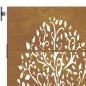 vidaXL Gartentor 85x100 cm Cortenstahl Baum-Design vidaXL Gartentor 85x100 cm Cortenstahl Baum-Design