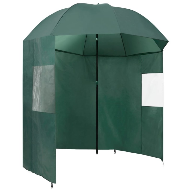 vidaXL Angelschirm Grün 220x193 cm vidaXL Angelschirm Grün 220x193 cm