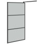vidaXL Duschwand für Walk-In Dusche 115x195 cm Dunkel ESG Glas Schwarz vidaXL Duschwand für Walk-In Dusche 115x195 cm Dunkel ESG Glas Schwarz