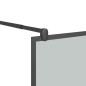 vidaXL Duschwand für Walk-In Dusche 115x195 cm Dunkel ESG Glas Schwarz vidaXL Duschwand für Walk-In Dusche 115x195 cm Dunkel ESG Glas Schwarz