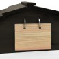 vidaXL Mähroboter-Garage Schwarz und Weiß 78x74x54 cm Tannenholz vidaXL Mähroboter-Garage Schwarz und Weiß 78x74x54 cm Tannenholz