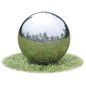 vidaXL Garten-Springbrunnen Sphäre mit LEDs Edelstahl 40 cm vidaXL Garten-Springbrunnen Sphäre mit LEDs Edelstahl 40 cm