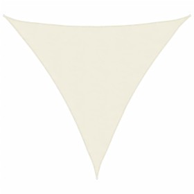 vidaXL Sonnensegel Oxford-Gewebe Dreieckig 6x6x6 m Creme