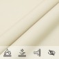 vidaXL Sonnensegel Oxford-Gewebe Dreieckig 6x6x6 m Creme vidaXL Sonnensegel Oxford-Gewebe Dreieckig 6x6x6 m Creme