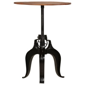 vidaXL Bartisch Massives Altholz 75x(76-110) cm
