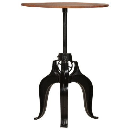 vidaXL Bartisch Massives Altholz 75x(76-110) cm