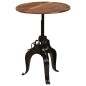 vidaXL Bartisch Massives Altholz 75x(76-110) cm vidaXL Bartisch Massives Altholz 75x(76-110) cm