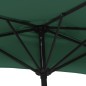 vidaXL Balkon-Sonnenschirm mit Alu-Mast Grün 270x144 cm Halbrund vidaXL Balkon-Sonnenschirm mit Alu-Mast Grün 270x144 cm Halbrund