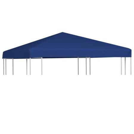 vidaXL Pavillondach 310 g/m² 3x3 m Blau 