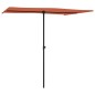 vidaXL Sonnenschirm mit Aluminium-Mast 2x1,5 m Terracotta-Rot vidaXL Sonnenschirm mit Aluminium-Mast 2x1,5 m Terracotta-Rot