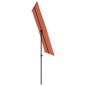 vidaXL Sonnenschirm mit Aluminium-Mast 2x1,5 m Terracotta-Rot vidaXL Sonnenschirm mit Aluminium-Mast 2x1,5 m Terracotta-Rot