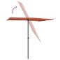 vidaXL Sonnenschirm mit Aluminium-Mast 2x1,5 m Terracotta-Rot vidaXL Sonnenschirm mit Aluminium-Mast 2x1,5 m Terracotta-Rot