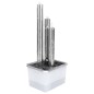 vidaXL Gartenbrunnen Silbern 48x34x88 cm Edelstahl vidaXL Gartenbrunnen Silbern 48x34x88 cm Edelstahl