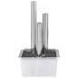 vidaXL Gartenbrunnen Silbern 48x34x88 cm Edelstahl vidaXL Gartenbrunnen Silbern 48x34x88 cm Edelstahl