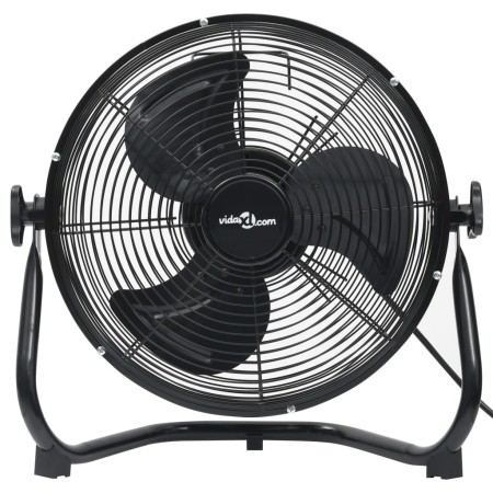 vidaXL Bodenventilator 3 Geschwindigkeitsstufen 55 cm 100 W Schwarz