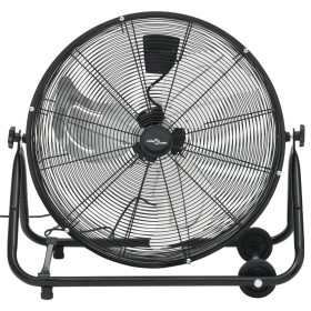 vidaXL Trommelventilator Industrie 60 cm 180 W Schwarz