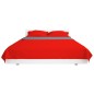 vidaXL Zweiseitige Tagesdecke Gesteppt Rot und Grau 170x210 cm vidaXL Zweiseitige Tagesdecke Gesteppt Rot und Grau 170x210 cm