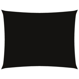 vidaXL Sonnensegel Oxford-Gewebe Rechteckig 4x5 m Schwarz