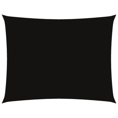 vidaXL Sonnensegel Oxford-Gewebe Rechteckig 4x5 m Schwarz