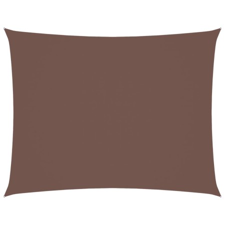 vidaXL Sonnensegel Oxford-Gewebe Rechteckig 3,5x5 m Braun