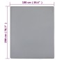 vidaXL Spannbettlaken 2 Stk. Jersey Grau 100x200 cm Baumwolle vidaXL Spannbettlaken 2 Stk. Jersey Grau 100x200 cm Baumwolle
