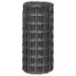 vidaXL Eurozaun Stahl 25 x 0,8 m Grau vidaXL Eurozaun Stahl 25 x 0,8 m Grau