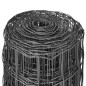 vidaXL Eurozaun Stahl 25 x 0,8 m Grau vidaXL Eurozaun Stahl 25 x 0,8 m Grau