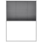 vidaXL Insektenschutz-Plissee für Fenster Aluminium 60 x 80 cm vidaXL Insektenschutz-Plissee für Fenster Aluminium 60 x 80 cm