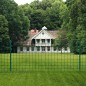 vidaXL Metallzaun Stahl 20 x 1,5 m Grün vidaXL Metallzaun Stahl 20 x 1,5 m Grün