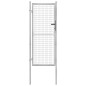vidaXL Gartentor Verzinkter Stahl 105x250 cm Silbern vidaXL Gartentor Verzinkter Stahl 105x250 cm Silbern