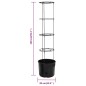 vidaXL Tomatentopf Anthrazit Ø39x150 cm Polypropylen vidaXL Tomatentopf Anthrazit Ø39x150 cm Polypropylen