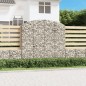 vidaXL Gabione mit Hochbogen 200x30x180/200 cm Verzinktes Eisen vidaXL Gabione mit Hochbogen 200x30x180/200 cm Verzinktes Eisen